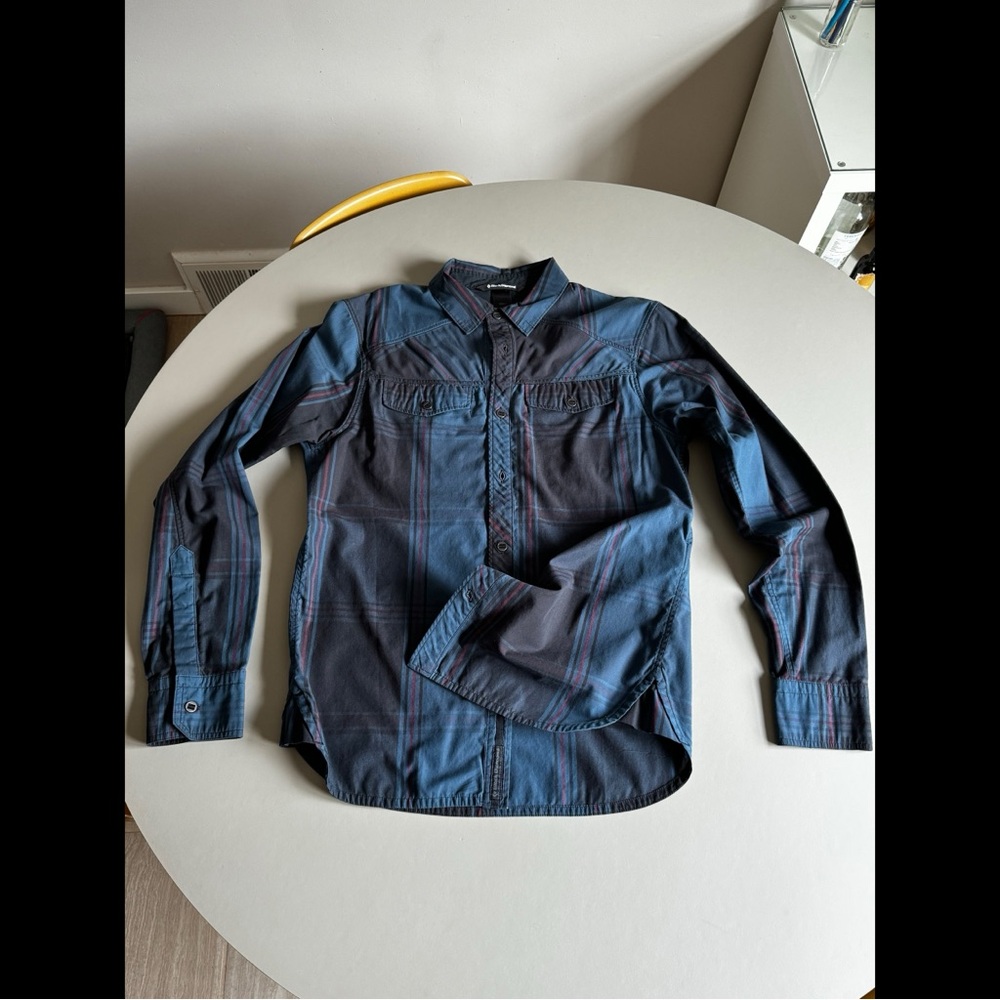 Black Diamond | Technician Shirt | Navy/Black Plaid | Medium